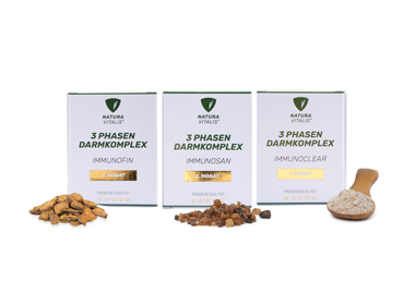 3 Phasen Darmkomplex von Natura Vitalis