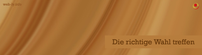 Die richtige Wahl treffen Die richtige Wahl treffen