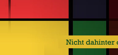 Nicht dahinter oder davor
