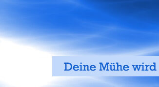 Deine Mühe wird transformiert