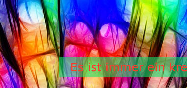 Es ist immer ein kreativer Akt