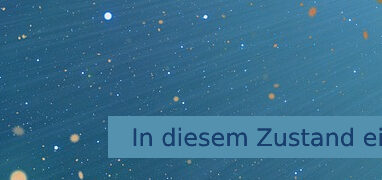 In diesem Zustand einschlafen