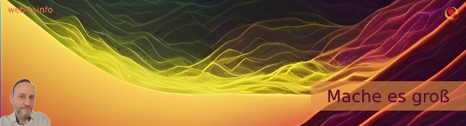 Mache es groß
