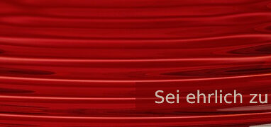 Sei ehrlich zu Dir selbst