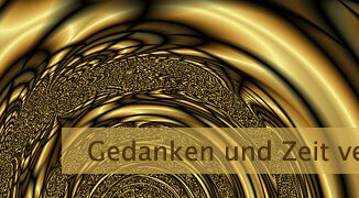 Gedanken und Zeit verschwenden