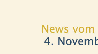 News vom Samstag, 4. November 2023