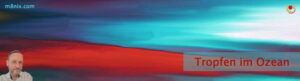 Tropfen im Ozean