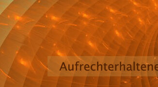 Aufrechterhaltene Vorstellung