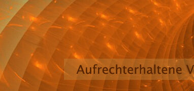 Aufrechterhaltene Vorstellung