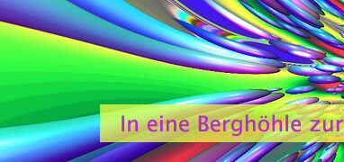 In eine Berghöhle zurückziehen