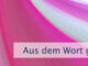 Aus dem Wort geht alles hervor