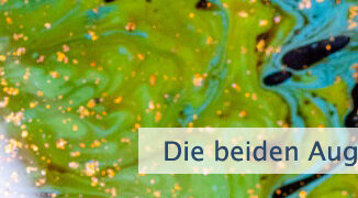 Die beiden Augen schließen