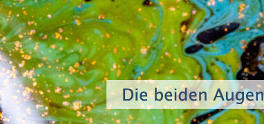 Die beiden Augen schließen