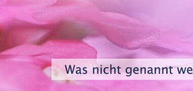Was nicht genannt werden kann