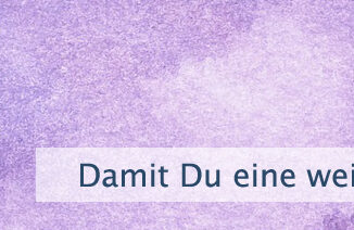 Damit Du eine weiße Weste hast
