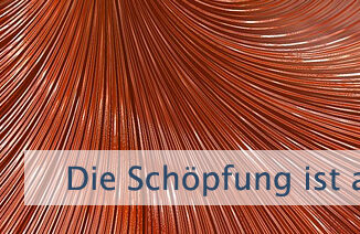 Die Schöpfung ist abgeschlossen