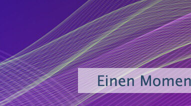 Einen Moment innehalten