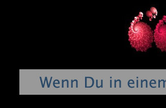 Wenn Du in einem Mangel lebst