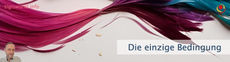 Die einzige Bedingung