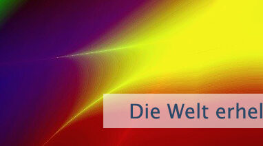 Die Welt erhellendes Licht