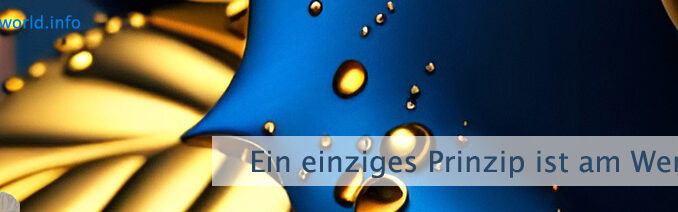 Ein einziges Prinzip ist am Werk