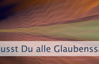 Musst Du alle Glaubenssätze auflösen?