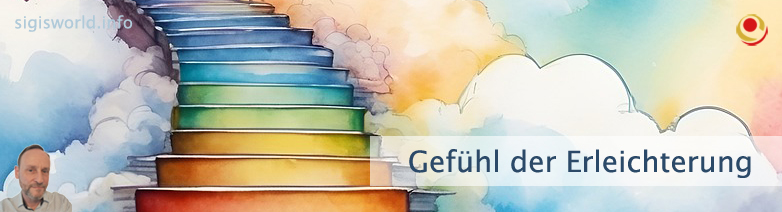 Gefühl der Erleichterung Gefühl der Erleichterung