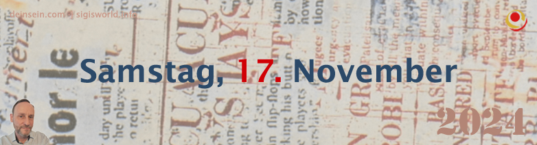 News vom Sonntag, 17. November 2024 News vom Sonntag, 17. November 2024