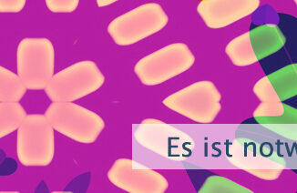 Es ist notwendig zu sein