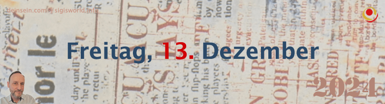 News vom Freitag, 13. Dezember 2024 News vom Freitag, 13. Dezember 2024