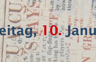 News vom Freitag, 10. Januar 2025