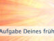 Aufgabe Deines früheren Gesprächs
