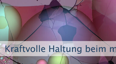 Kraftvolle Haltung beim manifestieren