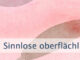 Sinnlose oberflächliche Anpassung