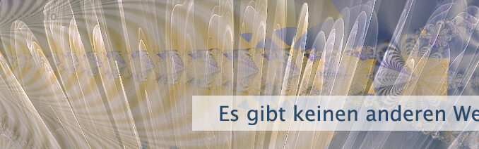 Es gibt keinen anderen Weg