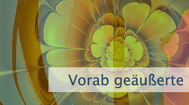 Vorab geäußerte Dankbarkeit