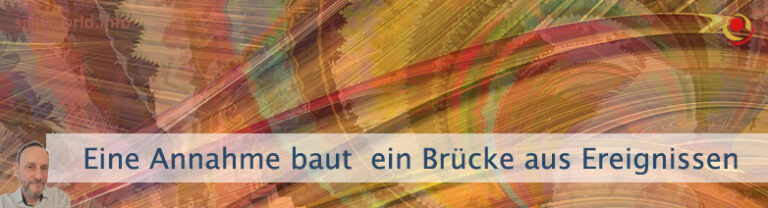 Eine Annahme baut eine Brücke aus Ereignissen