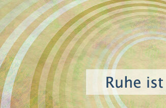 Ruhe ist kein Umstand