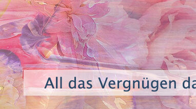 All das Vergnügen daraus ziehen