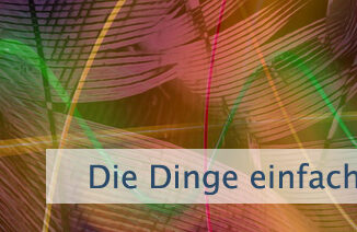 Die Dinge einfach laufen lassen